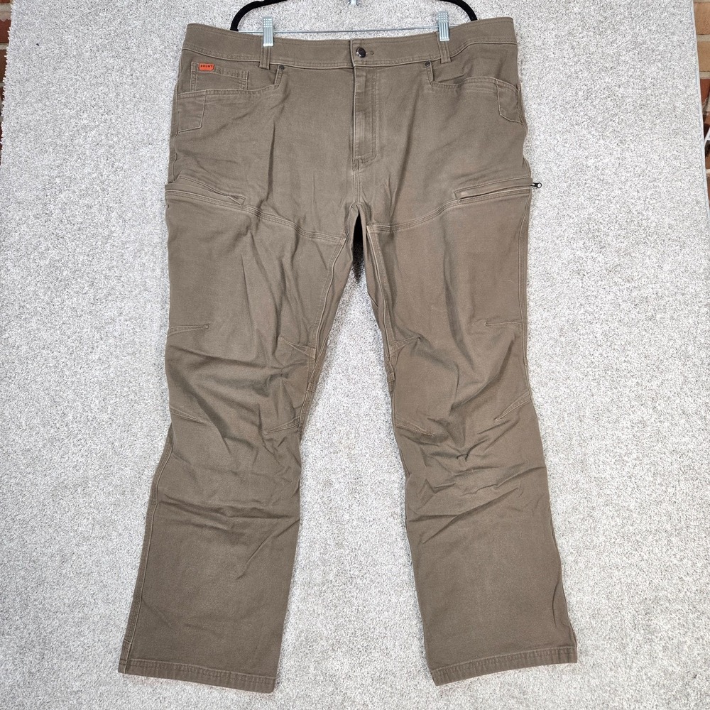 Brunt Torra Pants Mens 44x32 Gray Utility Stretch Carpenter Workwear gray